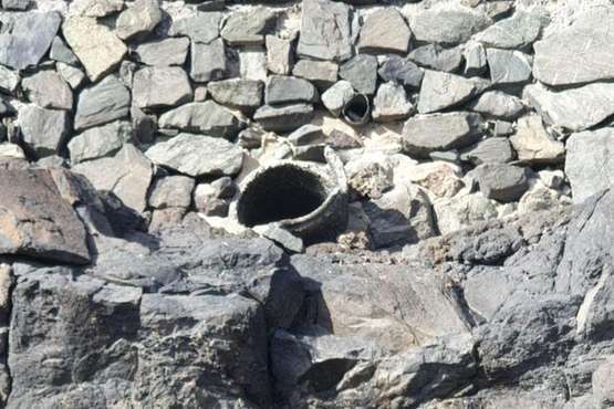 El vertido de aguas residuales en riscos de La Garita procede de una vieja tubería/TA.